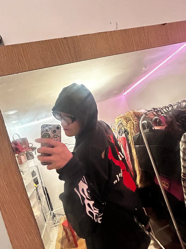 Custom Distressed Palm Angels x VLONE Hoodie Size M