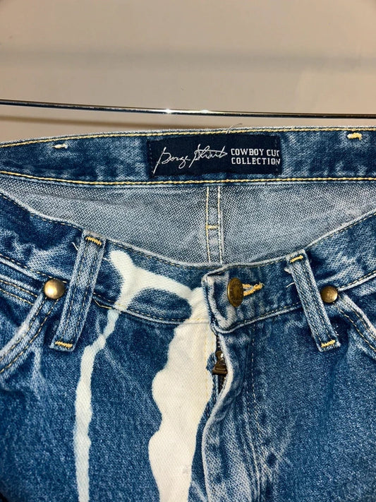 Vintage Wrangler Cowboy Cut jeans – custom bleach design