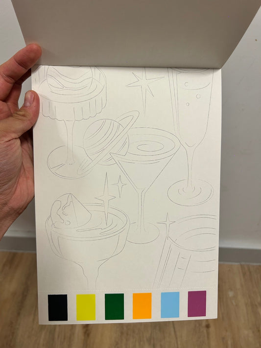 Typo Watercolour Paint Pad | Thirst Trap Edition