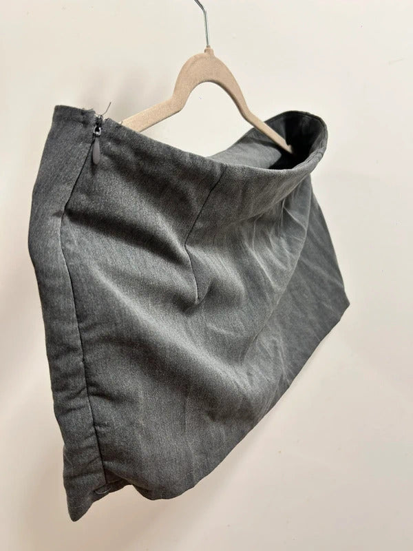 SHEIN Charcoal Grey Tailored Mini Skirt Size S / UK 8