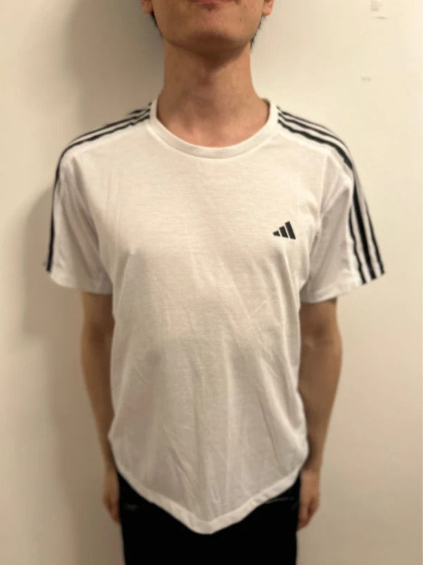 adidas White Running T-Shirt Size M