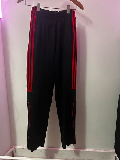 Black Red Stripe Track Pants  / 175 92A