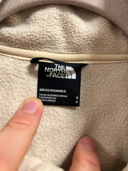 The North Face Cream Black Technical Fleece Jacket Men’s S