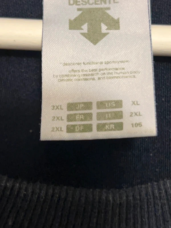 Descente navy performance sweatshirt – XL Minimal Sport Style