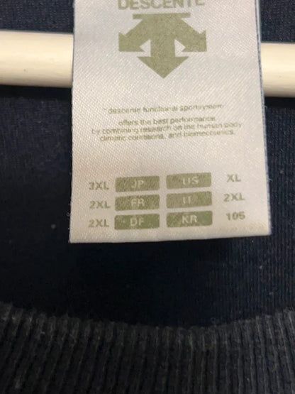Descente navy performance sweatshirt – XL Minimal Sport Style