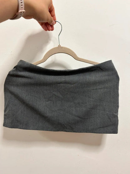 SHEIN Charcoal Grey Tailored Mini Skirt Size S / UK 8