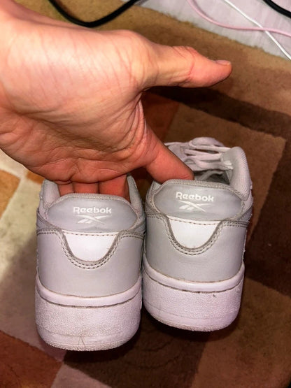 Reebok White Grey Trainers UK 4