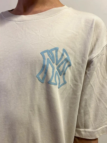 MLB Korea New York Yankees Oversized Graphic T-Shirt  Merchandise KPOP