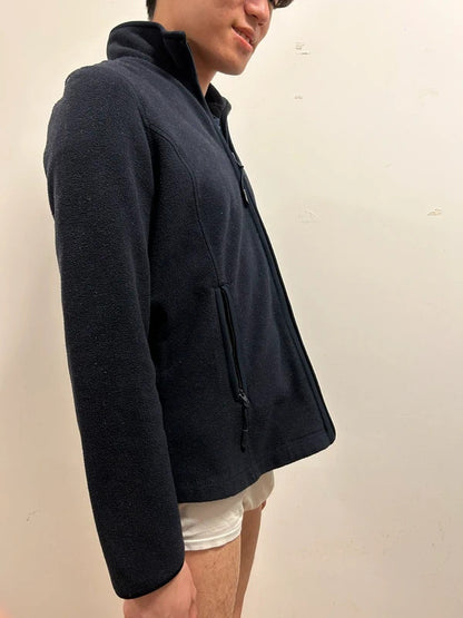 Thai Navy Embroidered Zip-Up Fleece Jacket | Travel Souvenir Style