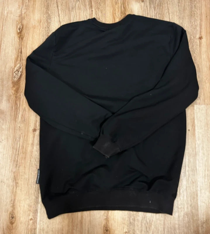 EA7 Emporio Armani Black Logo Sweatshirt | Sport Luxe Crewneck