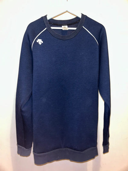 Descente navy performance sweatshirt – XL Minimal Sport Style