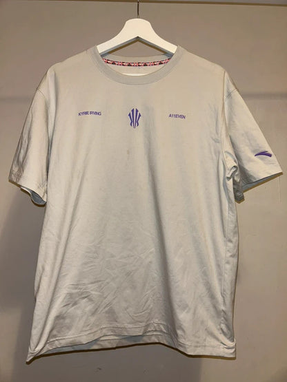 Anta x Kyrie Irving A11EVEN Grey Graphic T Shirt, Size L