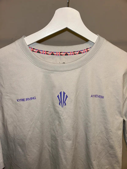 Anta x Kyrie Irving A11EVEN Grey Graphic T Shirt, Size L