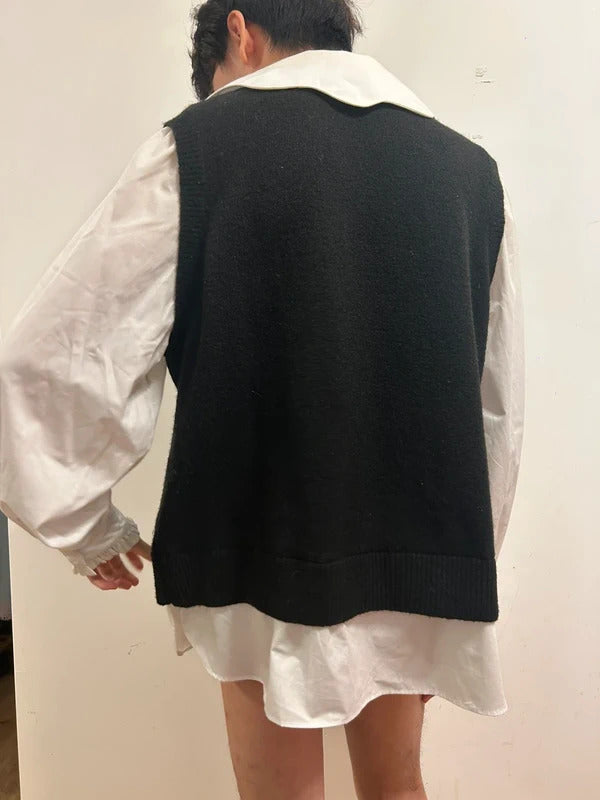 primark korean academy layered shirt top xl