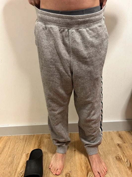 Uniqlo Grey Side Stripe Joggers Size XL
