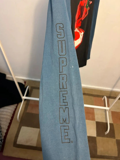 Supreme long sleeve graphic tee – rose print