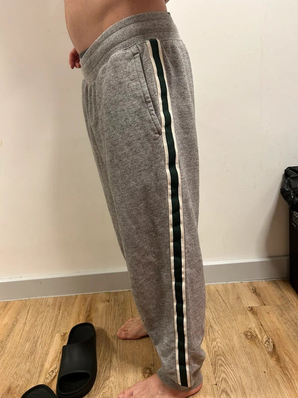 Uniqlo Grey Side Stripe Joggers Size XL