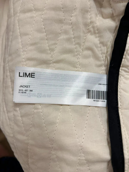 LIME Quilted Floral Cropped Jacket | Korean Boutique Style UK10–12