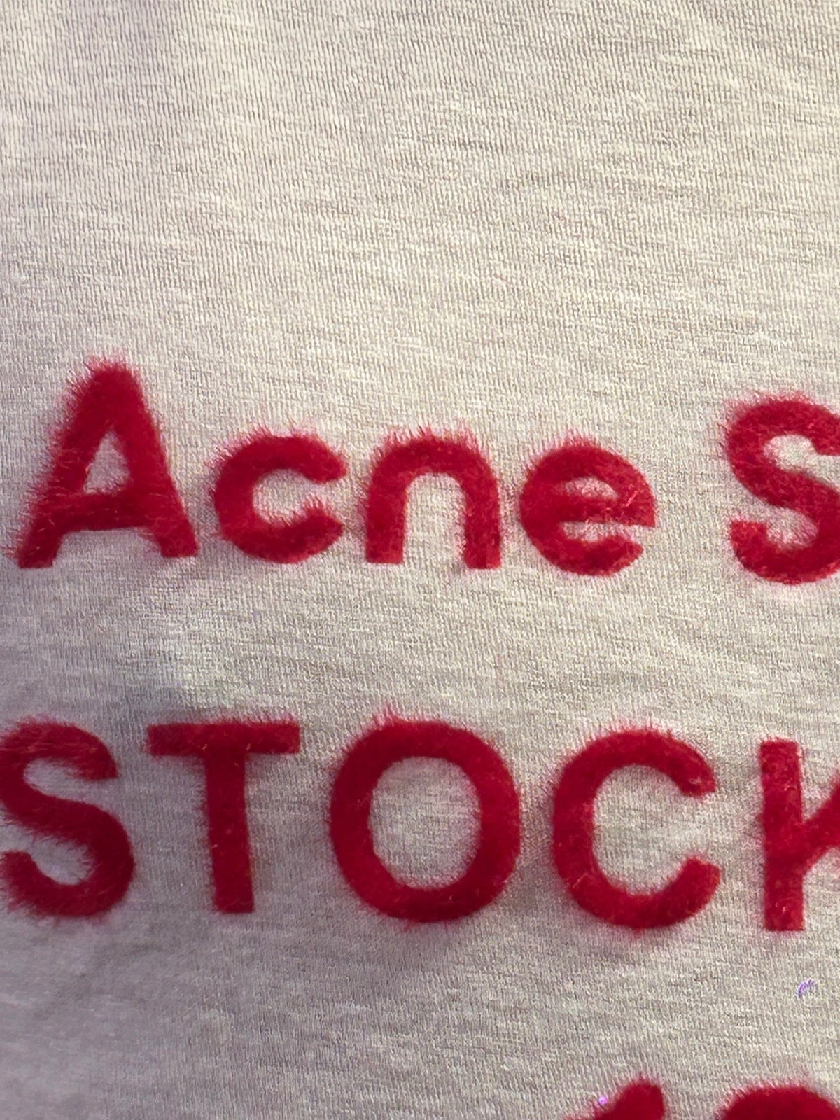 Acne Studios Stockholm 1996 Logo T-Shirt White Unisex Portugal Made