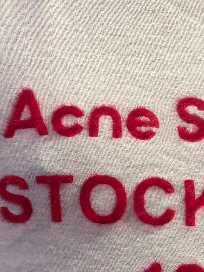 Acne Studios Stockholm 1996 Logo T-Shirt White Unisex Portugal Made