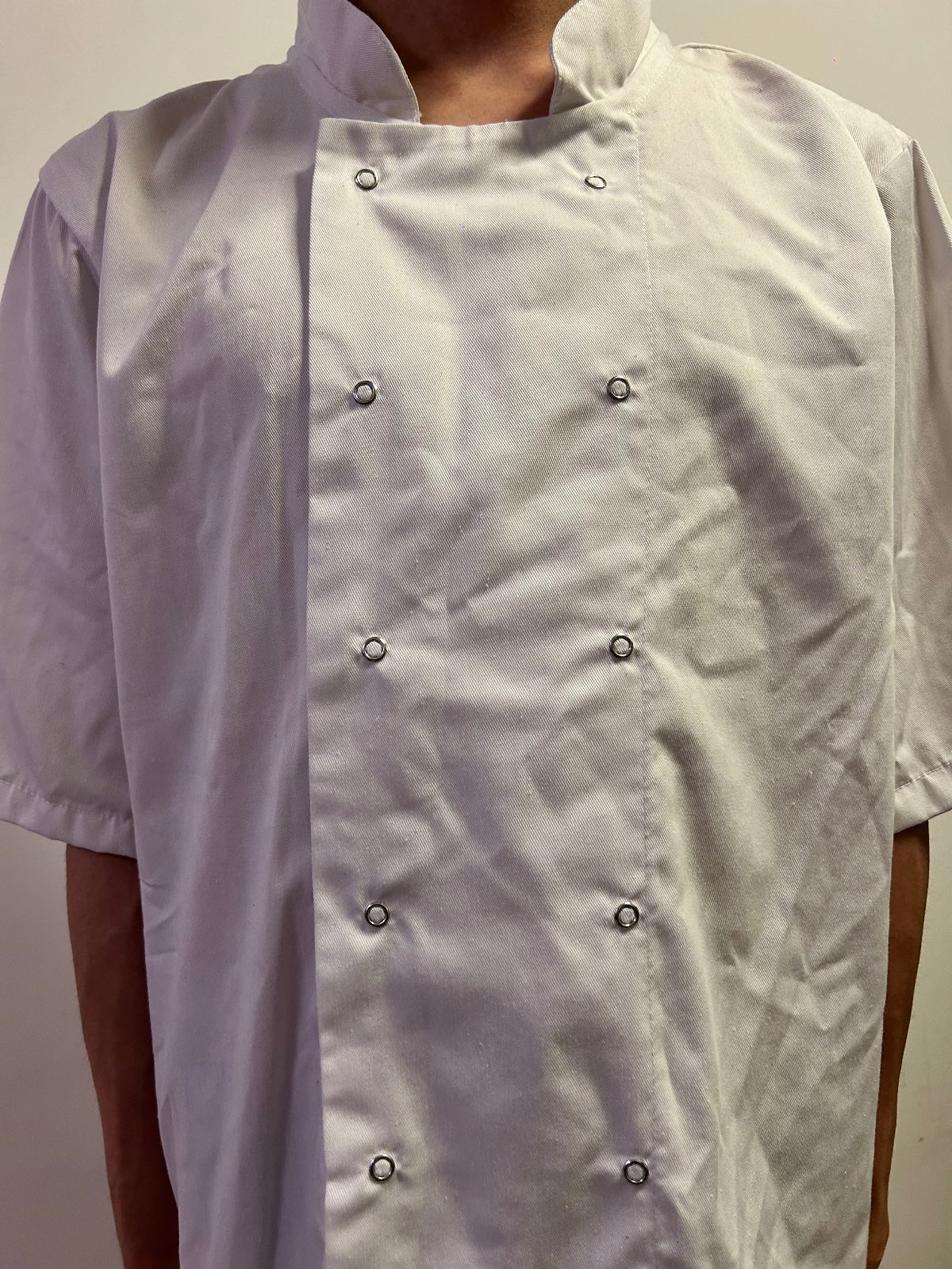WHITES Professional Chef Jacket White | Classic Double Breasted Size L