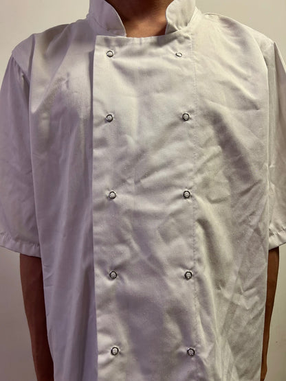 WHITES Professional Chef Jacket White | Classic Double Breasted Size L