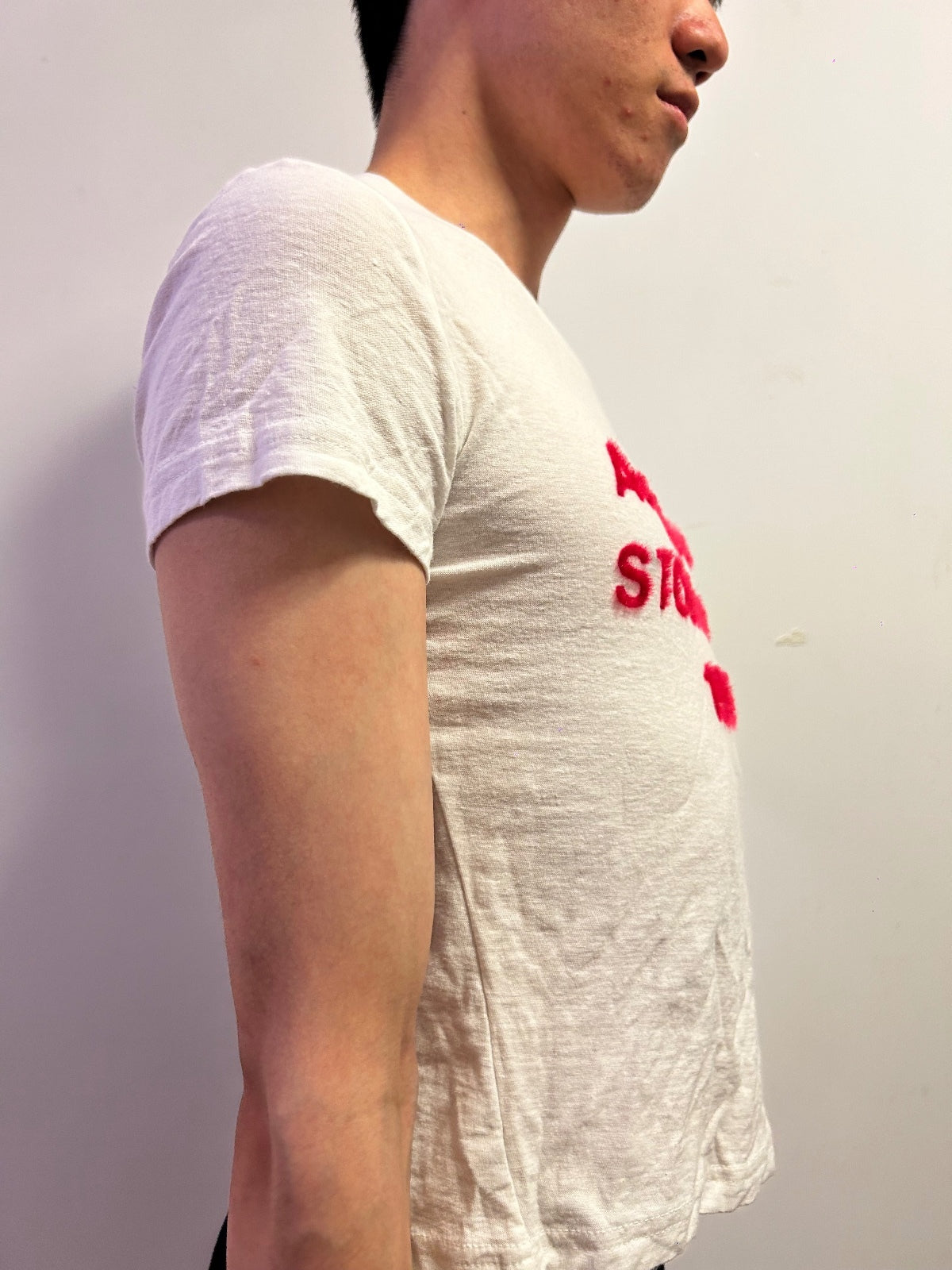 Acne Studios Stockholm 1996 Logo T-Shirt White Unisex Portugal Made