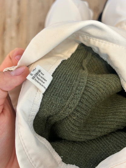 Vintage Olive Green Knit Cardigan | Pearl Button Sweater | Dark Academia