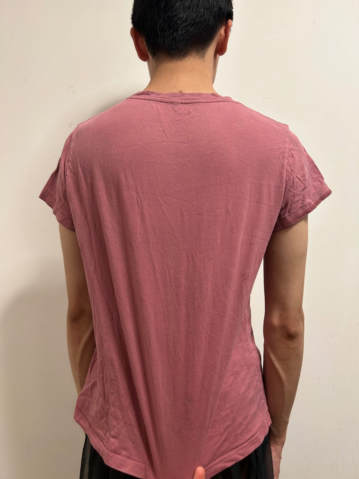 Cute Pink Panda Pocket T-Shirt | Size S | Soft Casual Graphic Tee