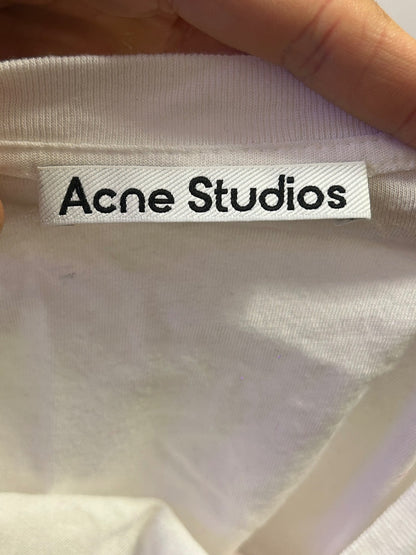 Acne Studios Stockholm 1996 Logo T-Shirt White Unisex Portugal Made