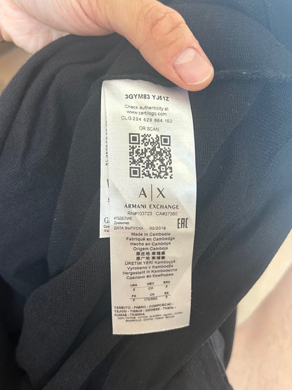 Armani Exchange Rainbow Logo Sweatshirt Limited Graphic Pullover Size S