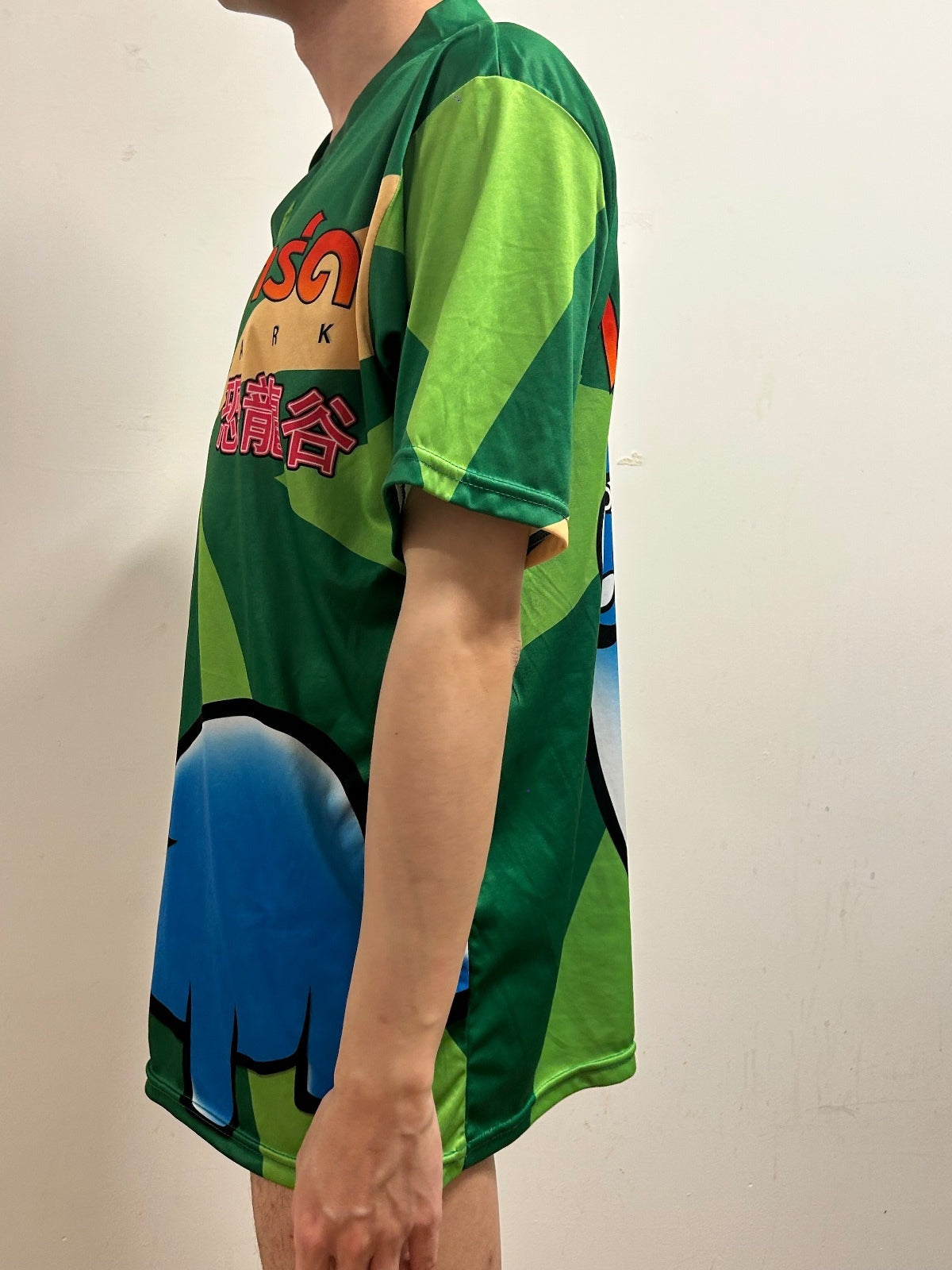 Thailand Dinosaur Park Graphic Oversized Unisex Tee Green Dinosaur Print