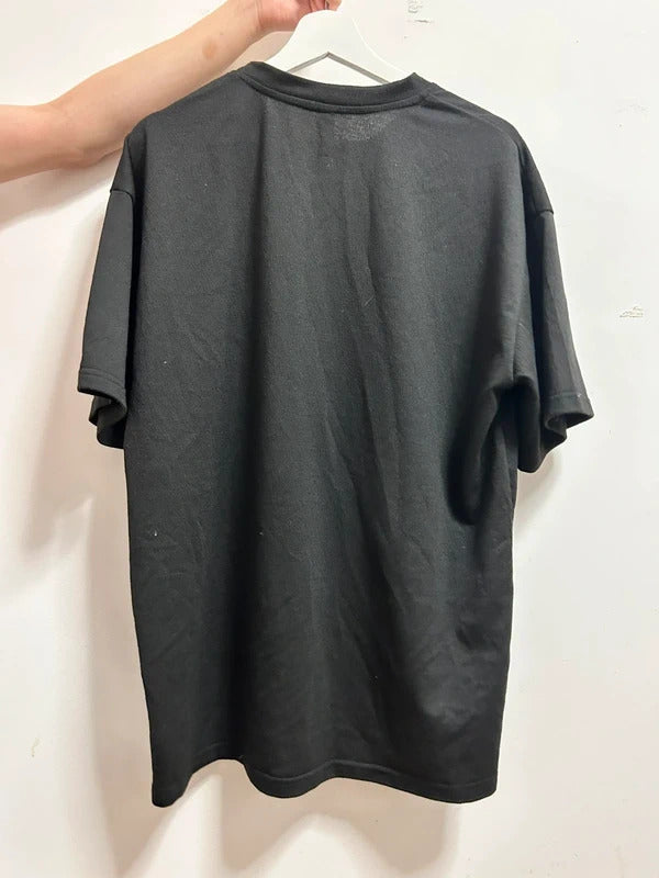 Black Oversized Bamboo Embroidered T-Shirt | Oriental Streetwear XXL
