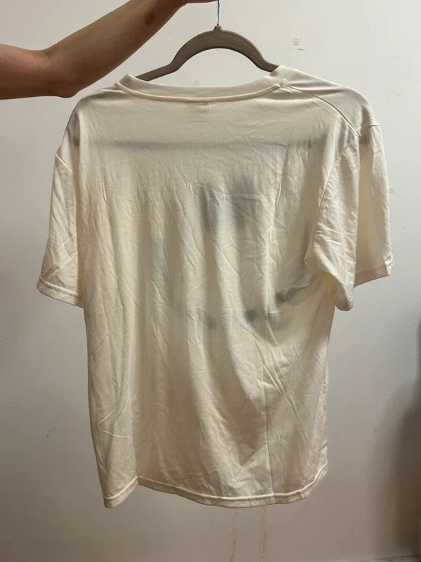 Cute white smiley face graphic t shirt s m