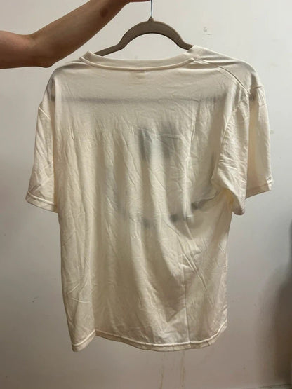 Cute white smiley face graphic t shirt s m