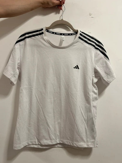 adidas White Running T-Shirt Size M