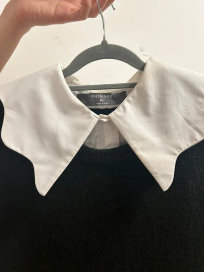 primark korean academy layered shirt top xl