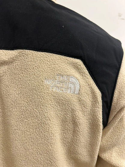 The North Face Cream Black Technical Fleece Jacket Men’s S