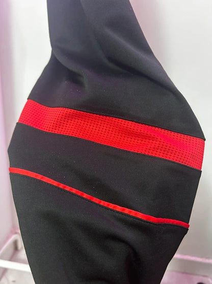 Black Red Stripe Track Pants  / 175 92A