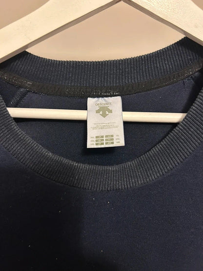 Descente navy performance sweatshirt – XL Minimal Sport Style